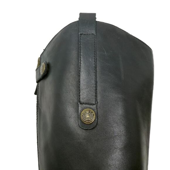 Sam Edelman Penny Riding Boot Womens size 7 Black Leather - Picture 13 of 16